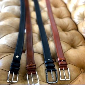 Men’s Italian leather belts
